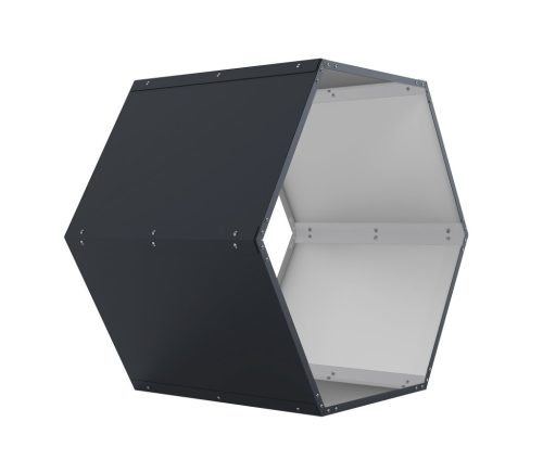 G21 HEX 53 Tüzifa tároló - 92 x 60 cm, antracit