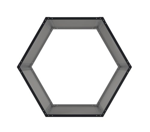 G21 HEX 53 Tüzifa tároló - 92 x 60 cm, antracit