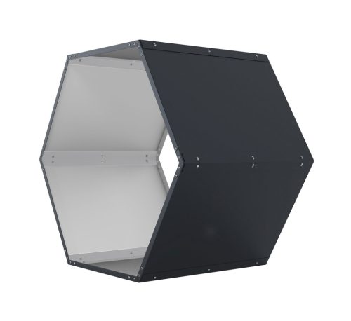 G21 HEX 53 Tüzifa tároló - 92 x 60 cm, antracit