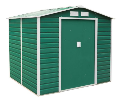 G21 GAH 407 Kerti ház, szerszámtároló, 213 x 191 cm, acéllemez, zöld, +ajándék 80000Ft értékű****wellness utalvány