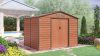 G21 GAH 529 Kerti ház, szerszámtároló, 277 x 191 cm, acéllemez, barna (fa hatású), +ajándék 80000Ft értékű****wellness utalvány
