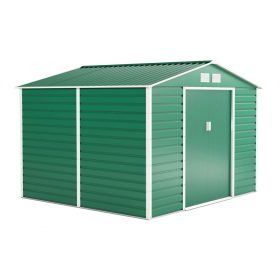   G21 GAH 706 Kerti ház, szerszámtároló, 277 x 255  cm, acéllemez, zöld, +ajándék 80000Ft értékű****wellness utalvány