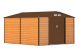 Kerti ház, Szerszámtároló, 277 x 319  cm, acéllemez, GAH 884 barna (fa hatású) + 40.000 Ft-os wellness utalvány