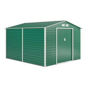   G21 GAH 884 Kerti ház, szerszámtároló, 277 x 319  cm, acéllemez, zöld, +ajándék 80000Ft értékű****wellness utalvány