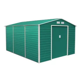  G21 GAH 1300 Kerti ház, szerszámtároló, 340 x 383 cm, acéllemez, zöld, +ajándék 80000Ft értékű****élményutalvány