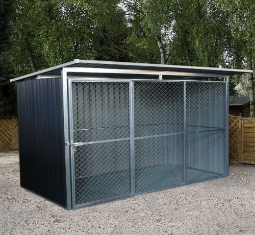 Kutyaketrec, Kutyakennel 260 x 220 cm, szürke, G21 KEN 572 + 120.000 Ft-os wellness utalvány
