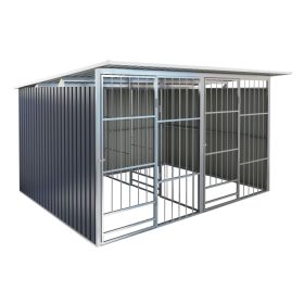   Kutyaketrec, Kutyakennel 322 x 275 cm, két férőhelyes, szürke, G21 KEN 886 + 40.000 Ft-os wellness utalvány