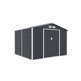   G21 GAH 706 Kerti ház, szerszámtároló, 277 x 255  cm, acéllemez, antracit, +ajándék 80000Ft értékű****wellness utalvány
