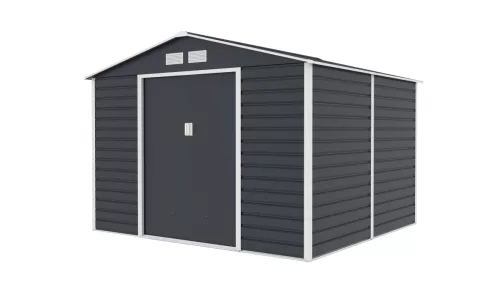 G21 GAH 706 Kerti ház, szerszámtároló, 277 x 255  cm, acéllemez, antracit, +ajándék 80000Ft értékű****wellness utalvány