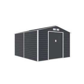   G21 GAH 884 Kerti ház, szerszámtároló, 277 x 319  cm, acéllemez, antracit, +ajándék 120000Ft értékű****wellness utalvány