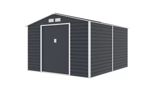 G21 GAH 884 Kerti ház, szerszámtároló, 277 x 319  cm, acéllemez, antracit, +ajándék 120000Ft értékű****wellness utalvány