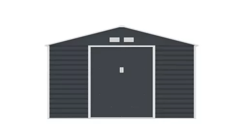G21 GAH 1085 Kerti ház, szerszámtároló, 340 x 319 cm, acéllemez, antracit, +ajándék 120000Ft értékű****wellness utalvány
