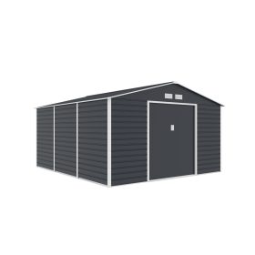   G21 GAH 1300 Kerti ház, szerszámtároló, 340 x 383 cm, acéllemez, antracit, +ajándék 120000Ft értékű****wellness utalvány