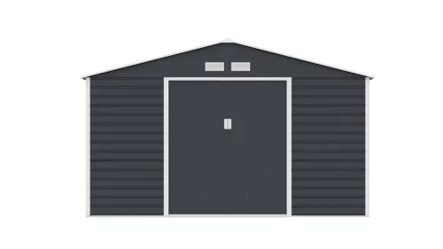 G21 GAH 1300 Kerti ház, szerszámtároló, 340 x 383 cm, acéllemez, antracit, +ajándék 120000Ft értékű****wellness utalvány