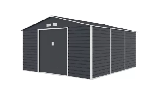 G21 GAH 1300 Kerti ház, szerszámtároló, 340 x 383 cm, acéllemez, antracit, +ajándék 120000Ft értékű****wellness utalvány