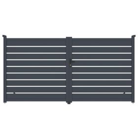 Kapu G21 Reno 350x176 cm kétszárnyú, antracit színű