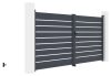 Kapu G21 Reno 350x176 cm kétszárnyú, antracit színű