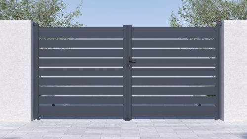 Kapu G21 Reno 350x176 cm kétszárnyú, antracit színű