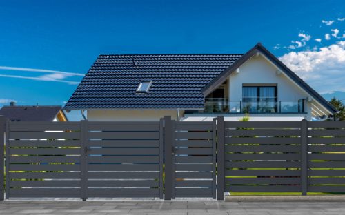 Kapu G21 Reno 350x176 cm kétszárnyú, antracit színű