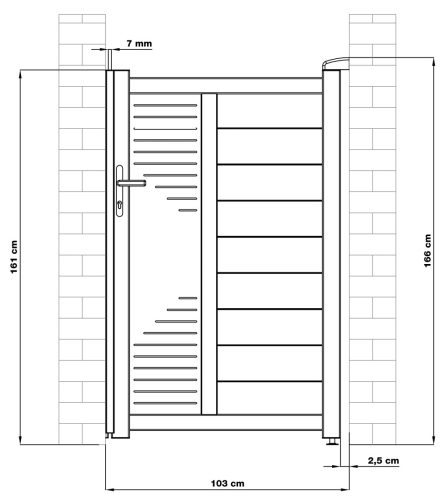 Kapu G21 Marion 100x158 cm bal, antracit