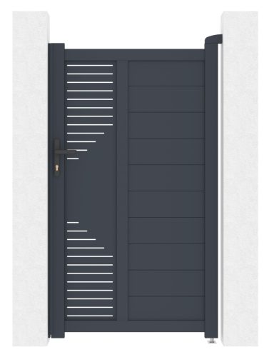 Kapu G21 Marion 100x173 cm, bal, antracit