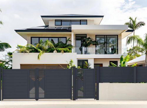 G21 oszlop kapuhoz 15x166 cm, lábazattal, antracit, 2 db