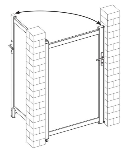 G21 tartozék jobbos szerelési profil kapuhoz 158 cm