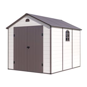   G21 Boston 670 kerti tároló - 241 x 278 cm, műanyag, bézs +ajándék 120000Ft értékű****wellness utalvány