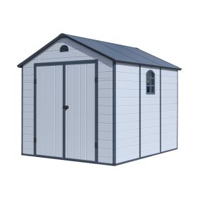   G21 Boston 670 kerti tároló - 241 x 278 cm, műanyag, világosszürke +ajándék 120000Ft értékű****wellness utalvány