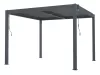 Bioklimatikus pergola G21 Austin 3x3 m, antracit színű alumínium +AJÁNDÉK 160.000 Ft értékű ****wellness utalvány