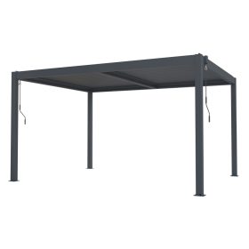  Bioklimatikus pergola G21 Austin 4x3 m, antracit, alumínium +AJÁNDÉK 160.000 Ft értékű****wellness utalvány
