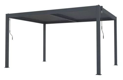 Bioklimatikus pergola G21 Austin 4x3 m, antracit, alumínium +AJÁNDÉK 160.000 Ft értékű****wellness utalvány