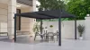 Bioklimatikus pergola G21 Austin 4x4 m, antracit színű, alumínium +AJÁNDÉK 200.000 Ft értékű****wellness utalvány