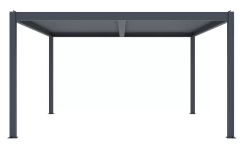 Bioklimatikus pergola G21 Austin 4x4 m, antracit színű, alumínium +AJÁNDÉK 200.000 Ft értékű****wellness utalvány