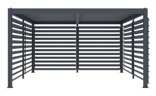 G21 forgatható lamellás oldalfal 3,7x2,2 m Austin pergolához