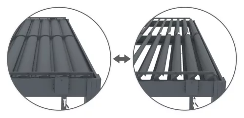 G21 Austin Premium 4x4 m bioklimatikus pergola, antracit alumínium