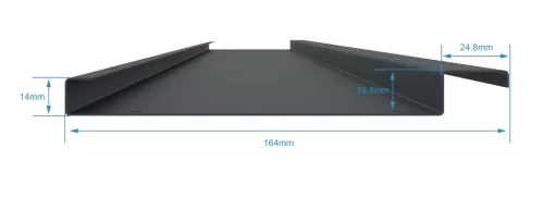 G21 Austin 6x3 m bioklimatikus pergola, antracit alumínium