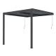 G21 Trenton 3x3 m bioklimatikus pergola, antracit alumínium