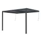 G21 Trenton 4x3 m bioklimatikus pergola, antracit alumínium
