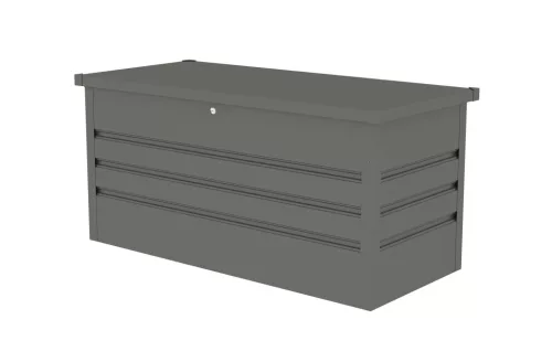 Kerti doboz G21 Denver 400 L, fémszürke