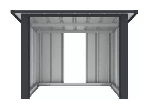 G21 robotfűnyíró garázs 88x62x98 cm, antracit színű