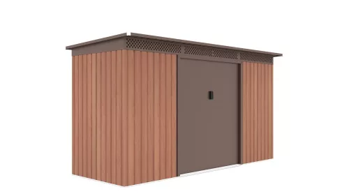 G21 GRAH 483 Kerti ház, szerszámtároló - 340 x 142 cm, barna, +ajándék 120000Ft értékű****wellness utalvány 