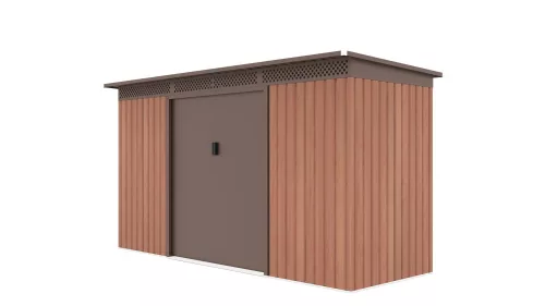 G21 GRAH 483 Kerti ház, szerszámtároló - 340 x 142 cm, barna, +ajándék 120000Ft értékű****wellness utalvány 