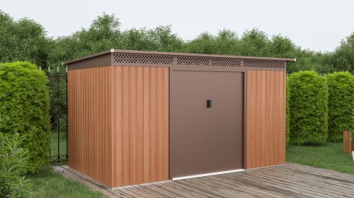 G21 GRAH 700 kerti Kerti ház, szerszámtároló - 340 x 206 cm, barna, +ajándék 80000Ft értékű****wellness utalvány