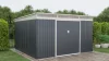 G21 GRAH 1132 Kerti ház, szerszámtároló, 340 x 333 cm, antracit, +ajándék 120000Ft értékű****wellness utalvány