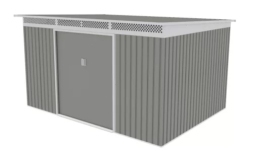 G21 GRAH 915 Kerti ház, szerszámtároló, 340 x 269 cm, metálszürke +ajándék 120000Ft értékű****wellness utalvány