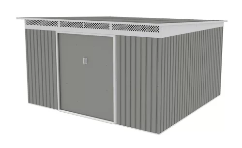 G21 GRAH 1132 Kerti ház, szerszámtároló, 340 x 333 cm, metálszürke +ajándék 120000Ft értékű****wellness utalvány