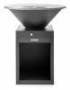 G21 Oregon Black szénacél modern kerti grillsütő planchával, 85 cm grillfelülettel, fatárolóval +120.000Ft értékű**** wellness utalvány 