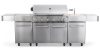 G21 Nevada BBQ Premium Line kerti gázgrill, 7 égőfejes, nyomáscsökkentővel, mosogatóval  + ajándék 160.000 Ft értékű wellness utalvány