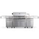 G21 Nevada BBQ Premium Line kerti gázgrill, 7 égőfejes, nyomáscsökkentővel, mosogatóval  + ajándék 160.000 Ft értékű wellness utalvány